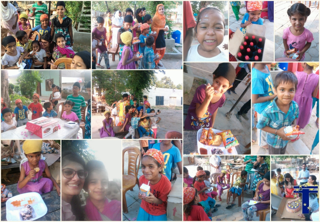 Celebrations with Children at Guru Aasra Shelter Home