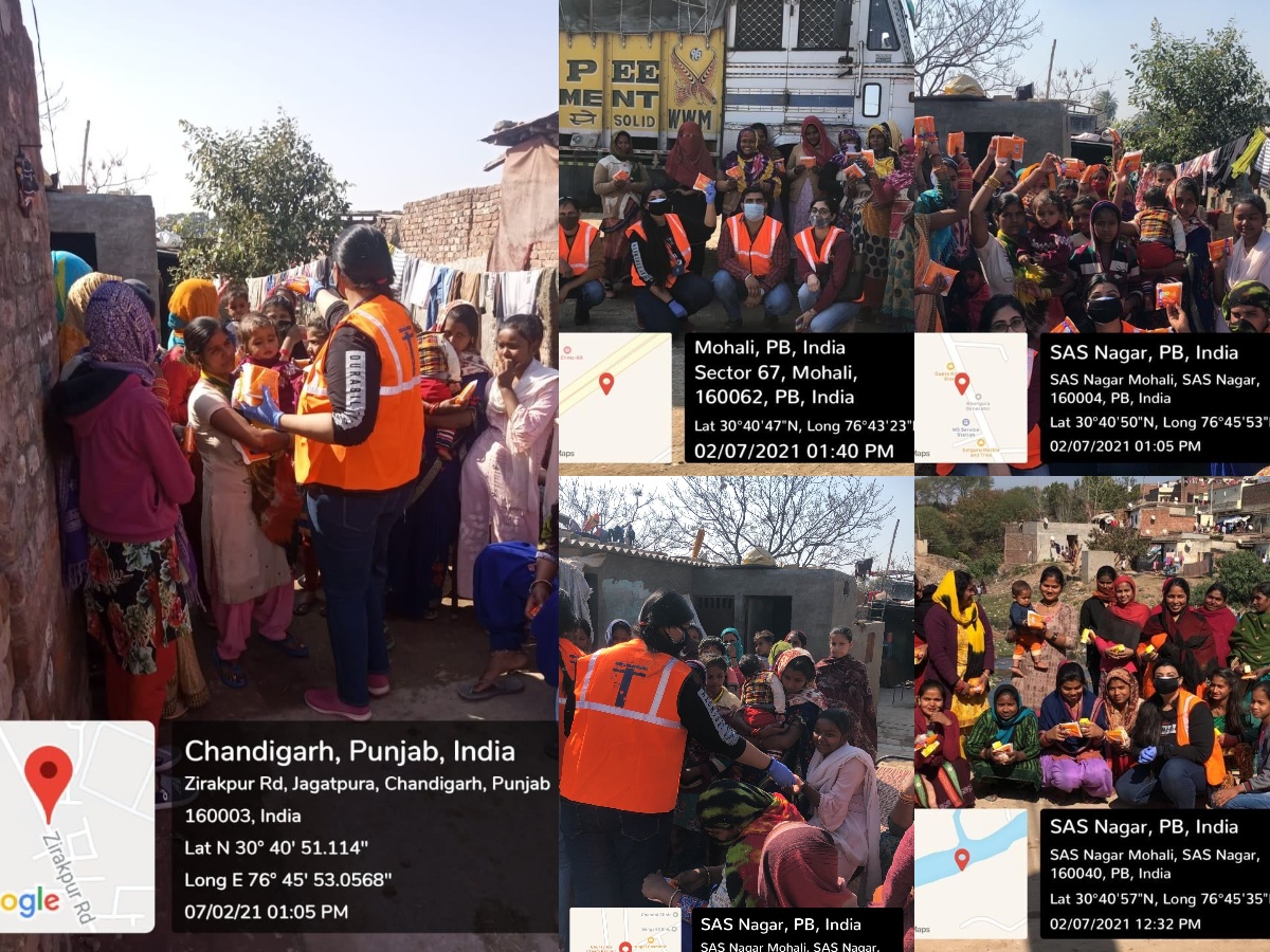 PadWomen” SOS (Sunday of Service) [MOHALI] by NGO Tammana – – 7th Feb 2021