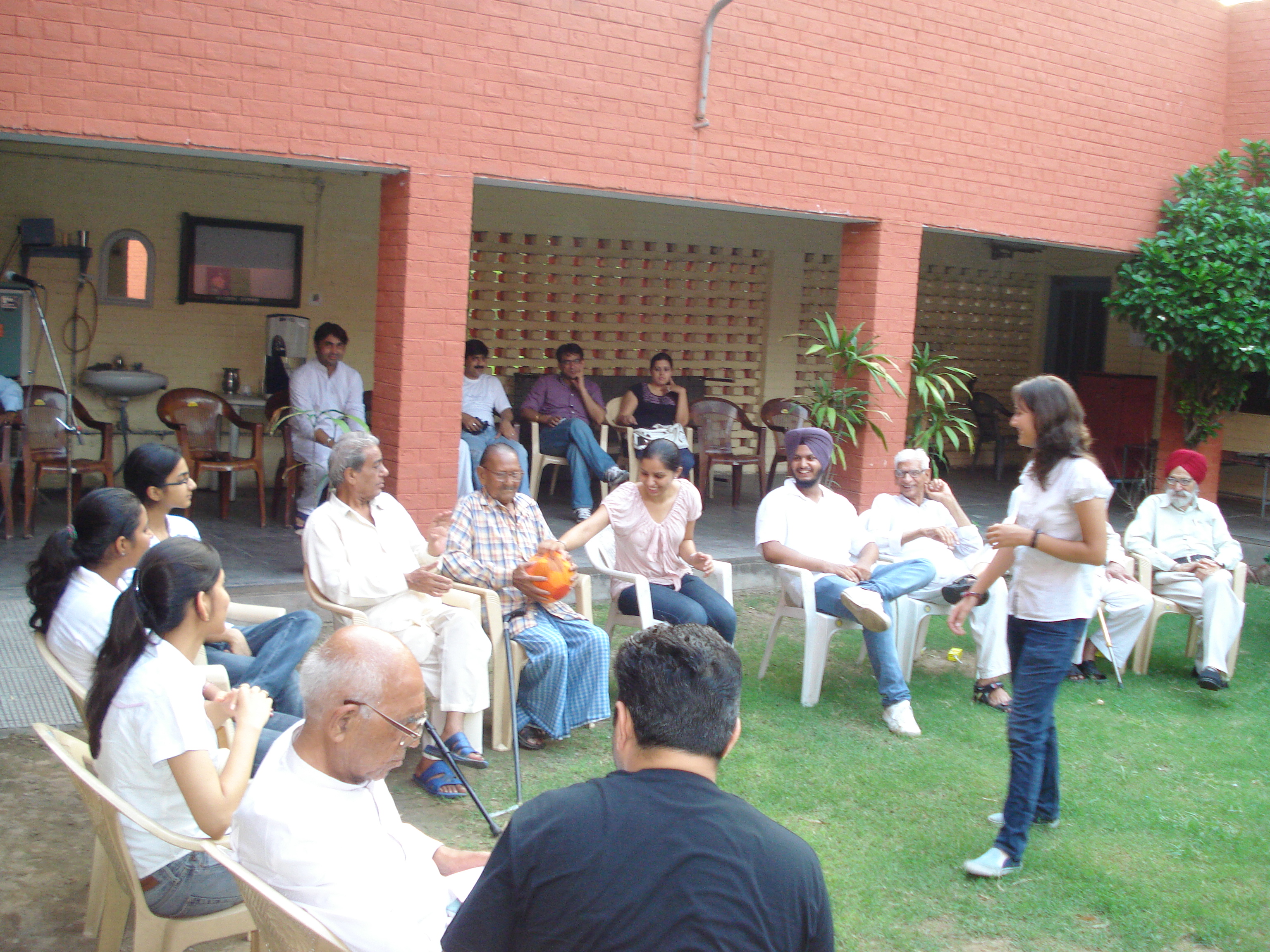 Time Spending at old age home