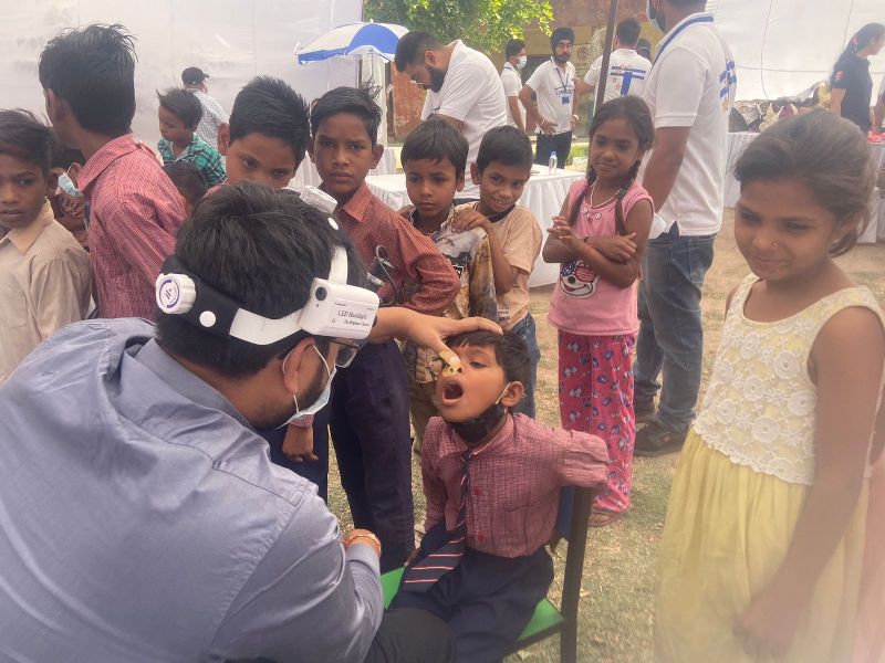 Free Medical Camp in Govt. Elementary School, Zirakpur