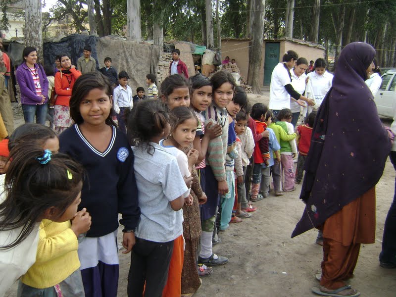Clothes Distribution at slums