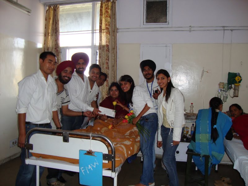 Visit & Help to specified cases at General Hospital